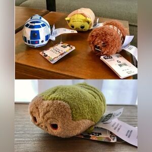 NEW Disney Star Wars TSUM TSUM Jabba Hutt Yoda R2-D2 Chewbacca Plush Characters